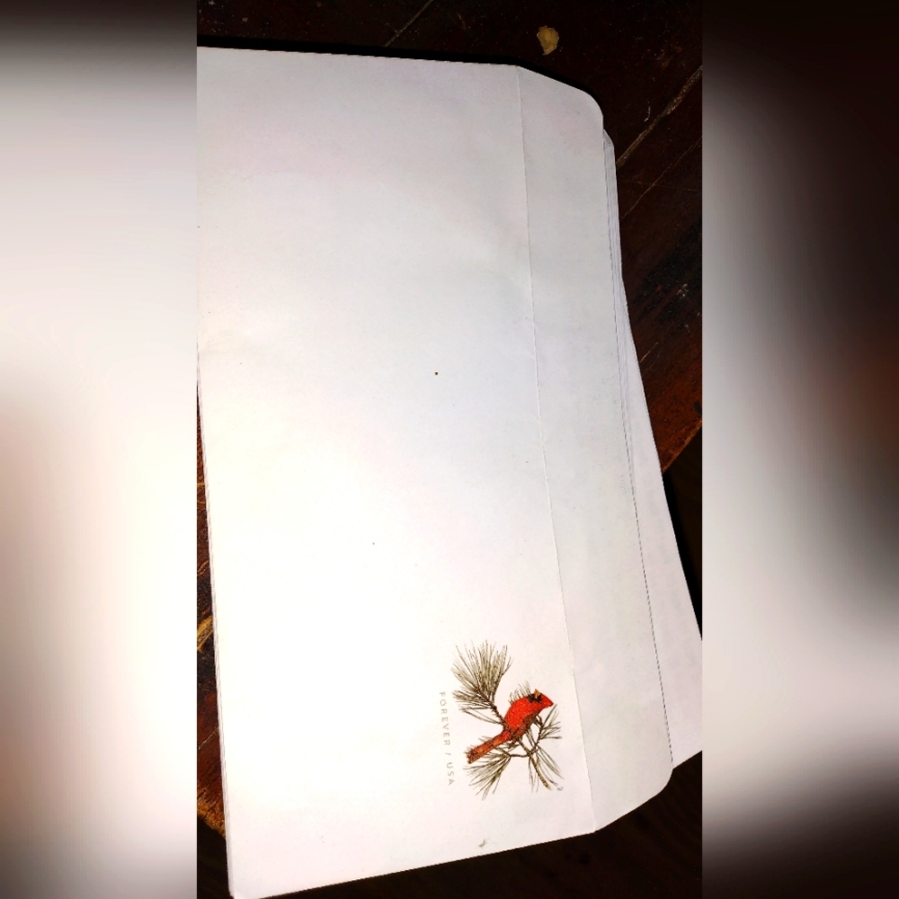 Stamped envelopes